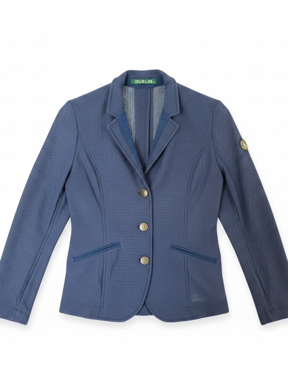 Dublin Equestrian Kids Navy Mesh Show Hunt Jacket | Youth 10